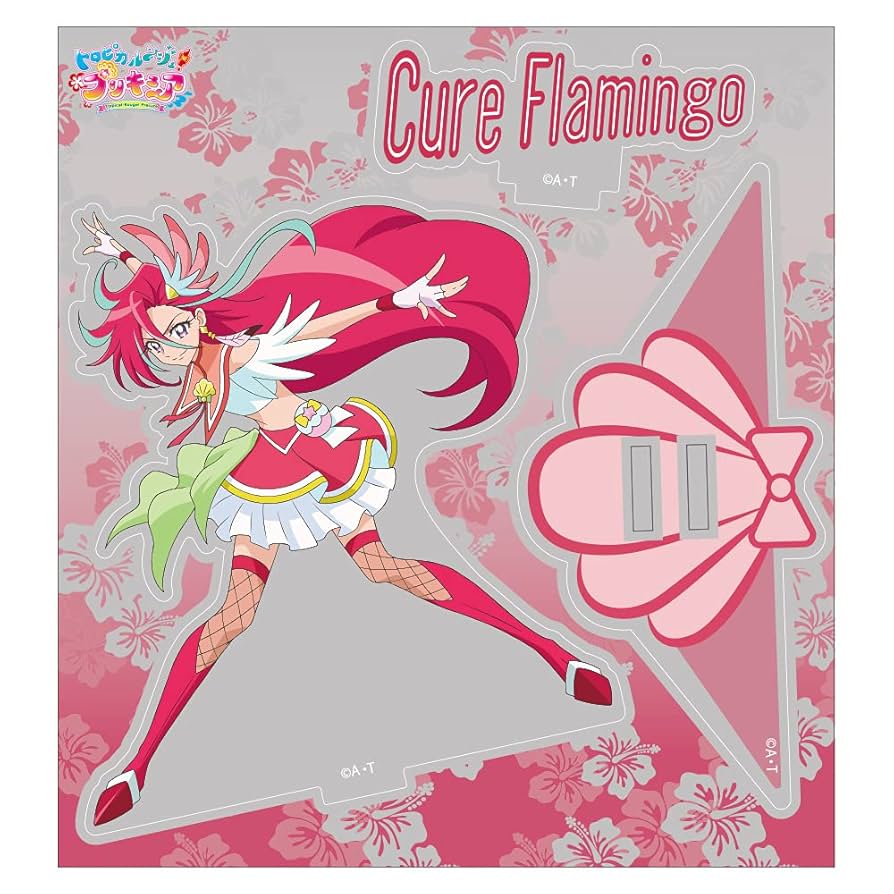 トロピカルージュ プリキュア キュアフラミンゴ Tシャツ XLサイズ COSPA キュアコーラル Tシャツ [トロピカル～ジュ！プリキュア] | 二